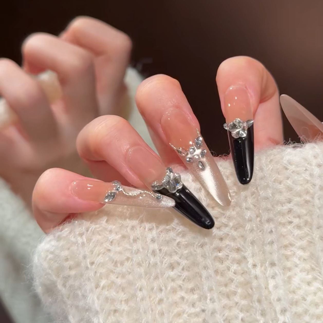 Nuevo puro uso manual de uñas de zircon oscuro manuales de alto nivel de blanqueamiento de uñas de uñas de uñas blanqueamiento de uñas de uñas