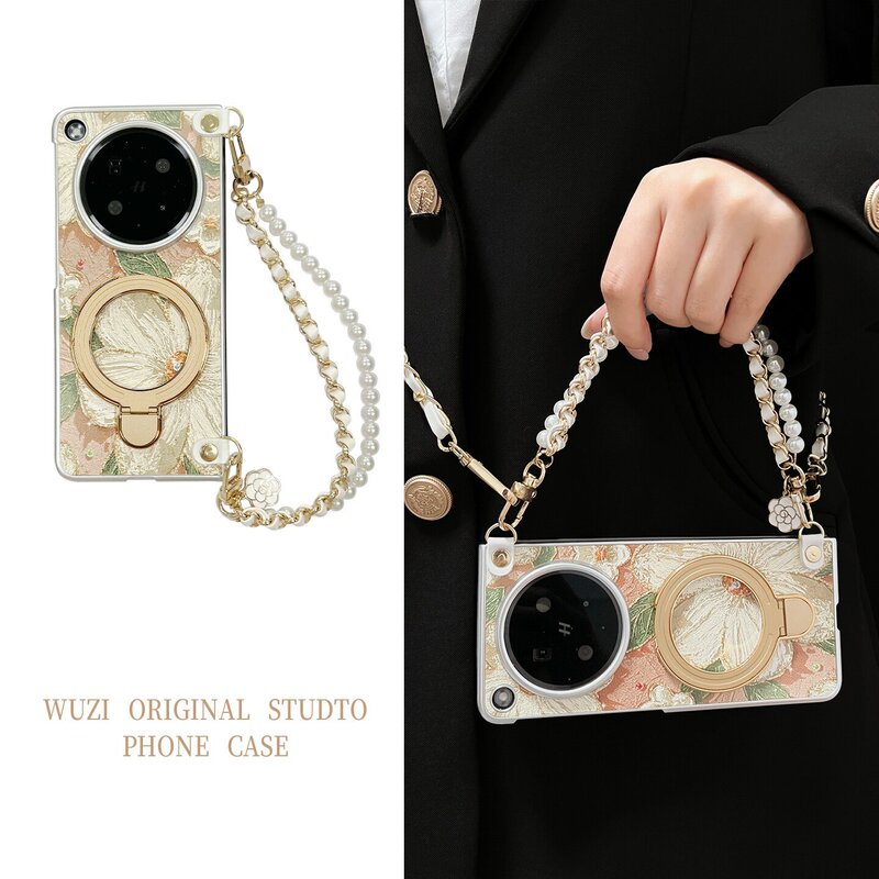 Oil painting floral case suitable for OPPO Find N6, with rotating stand, Find N5/N 70% off foldable screen protective cover Oil painting floral case suitable for OPPO Find N6, with rotating stand, Find N5/N 70% off foldable screen protective cover