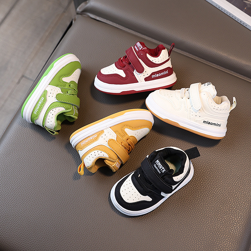Spring and Autum Non-Slip Breathable 0-6 Years Old Children's Shoes Boys and Girls Sneakers Sports Shoes Infant Toddler Shoes Soft Soles