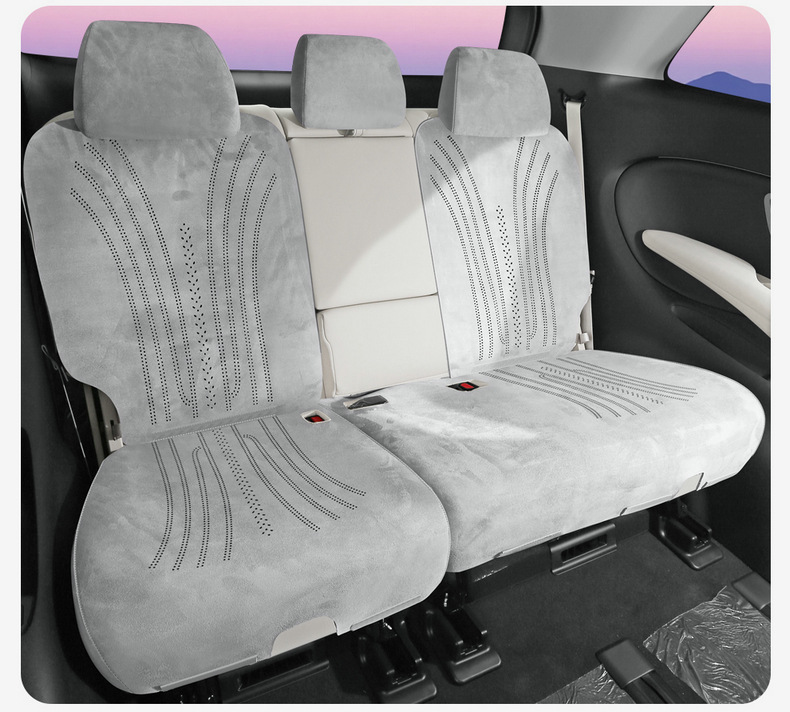 Denza D9 Special Seat Cushion Perforated Rams Half-Pack Breathable Seat Cover Ventilated Saddle Pad Four-Season Universal Seat Cover