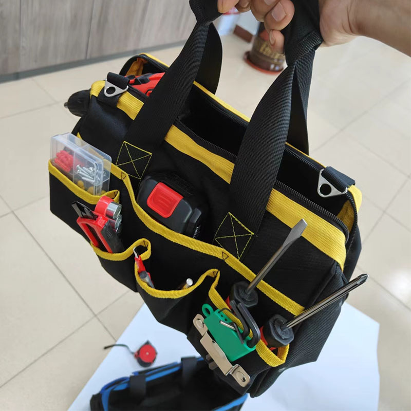 하드웨어 휴대용 도구 가방 노란색