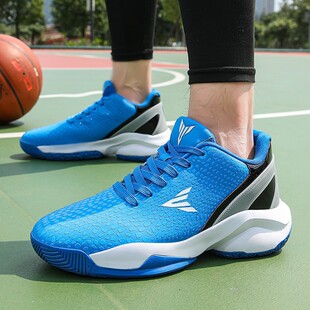 Cross-border high quality basketball shoes men's middle help breathable non-slip wear-resistant youth competition training student sneaker