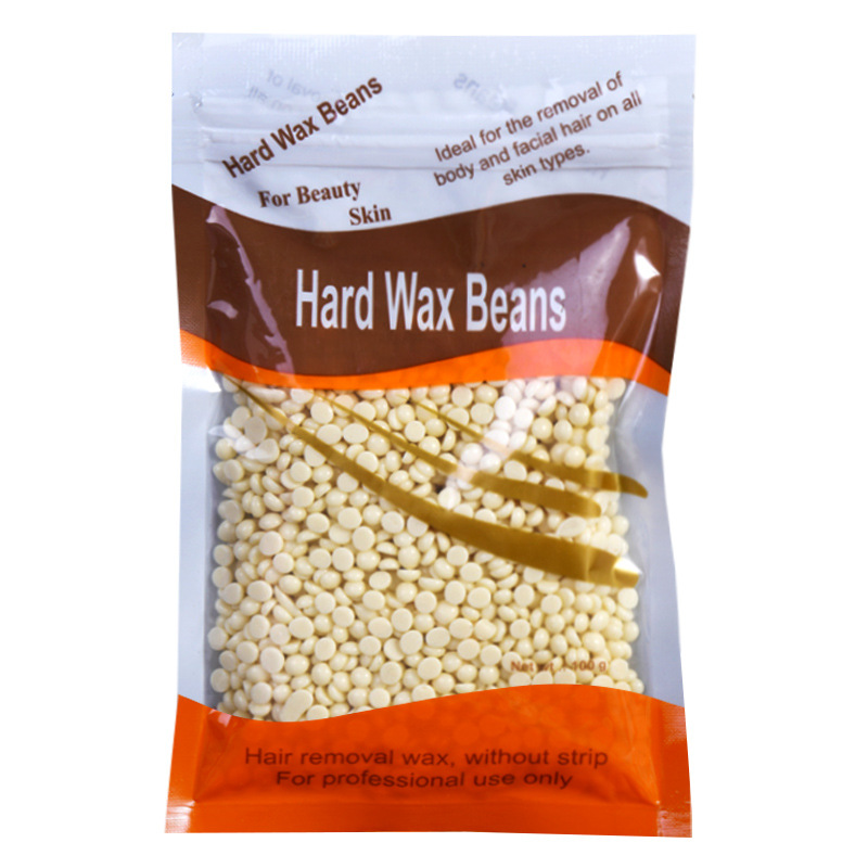 100g depilación cera de abeja sin papel tabletas de terapia de cera sólida 10 Selección de sabor crema depilación cera caliente cera dura frijoles