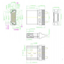 HDMIͷ HDMI19P ͷ hdmi 19p Ǹͽ