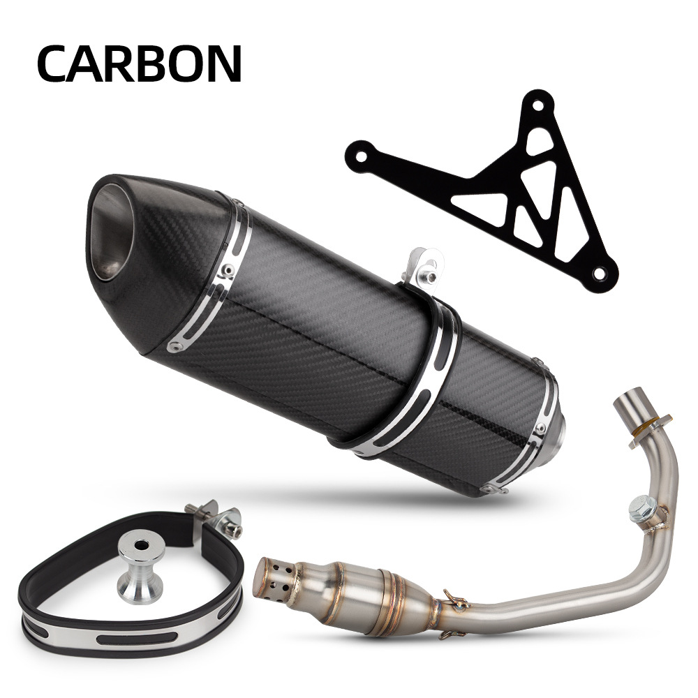Motorcycle Exhaust Pipe Modification Vespa Sprint 150 Stainless Steel Front Section R77 Large Square 14-24