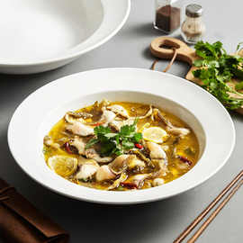 水煮酸菜鱼大碗陶瓷家用酒店餐具大号专用水煮肉片毛血旺大盆碗