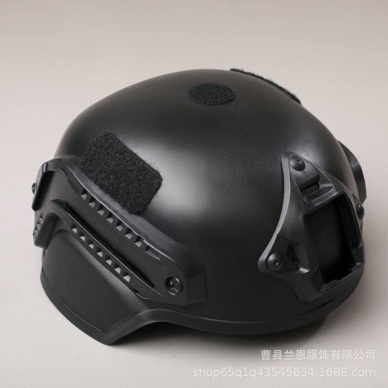 Casco táctico para niños binoculares de cuatro ojos de protección al aire libre equipo de ventilador militar telescopio modelo de visión nocturna equipo táctico