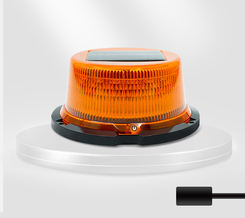 Solar Warning Light Car-Mounted Strobe Light Roof-Mounted Night High-Brightness Safety Flash Warning Light Universal Super Bright