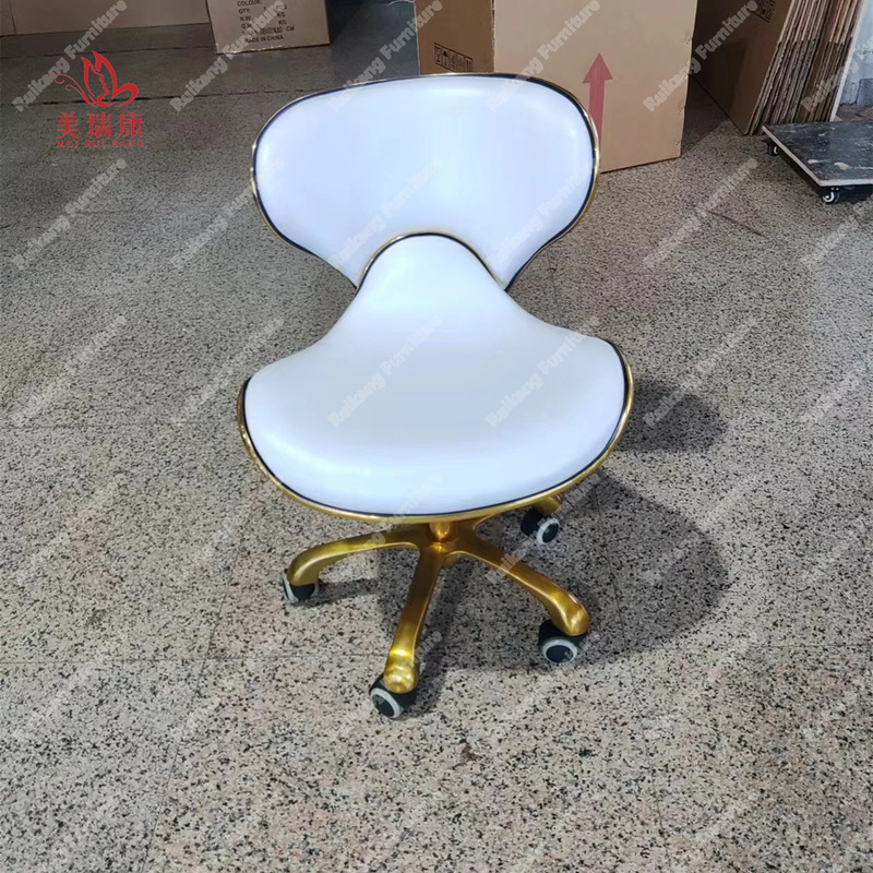 Manufacturer's Popular Minimalist Adjustable Manicure Chair with Backrest, Beauty Chair, Hairdressing Stool, Makeup Chair, Doctor's Chair Manufacturer's Popular Minimalist Adjustable Manicure Chair with Backrest, Beauty Chair, Hairdressing Stool, Makeup Chair, Doctor's Chair