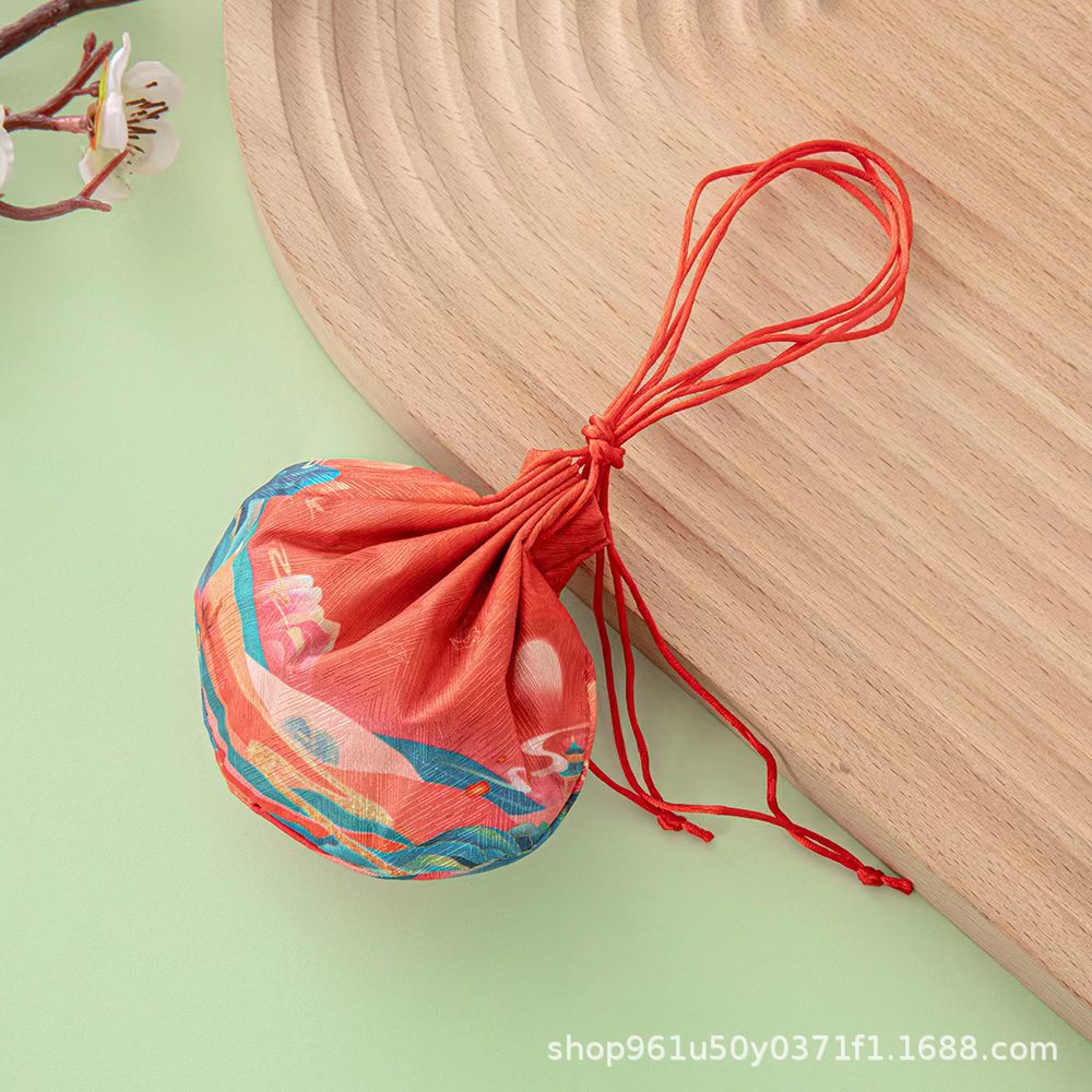 Red-color printed sachet (without tassel)