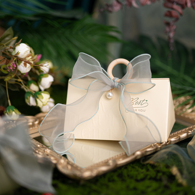 牛轧糖创意手提盒子烘焙常温蛋糕手工饼干糖果婚庆伴手礼包装盒