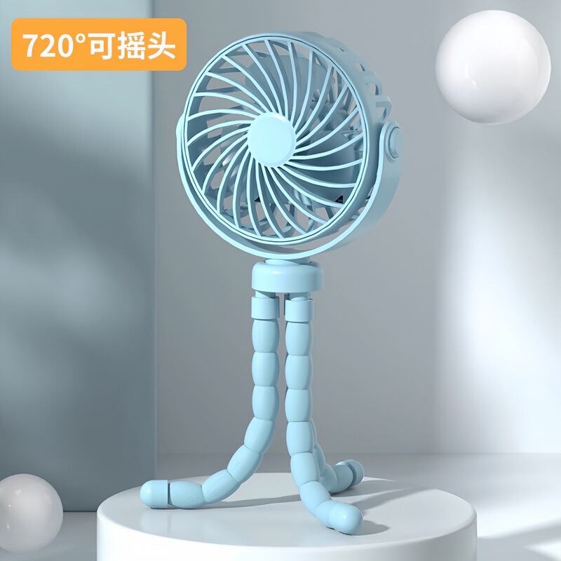 クロスボーダータコファンベビーカー小型ベビーカー充電式ミニハンドヘルドポータブルサイレント小型ファン|undefined
