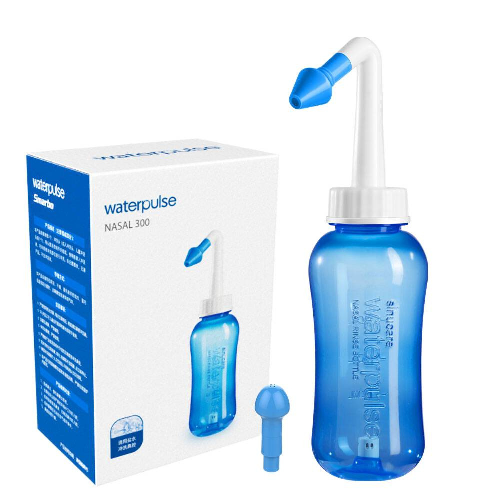 Enjuague nasal para niños y adultos, botella de lavado nasal, spray de salina para lavado nasal