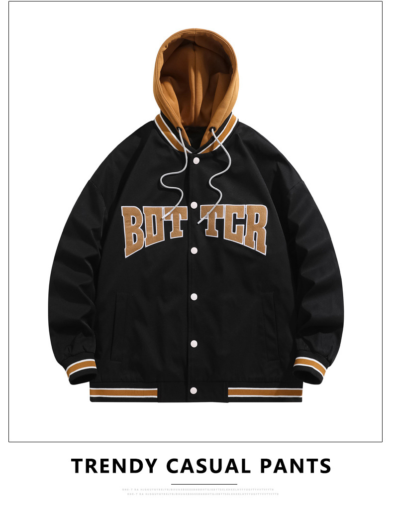 Men's Jacket For Spring And Autumn Casual Trendy Two Piece Style_voghion.com