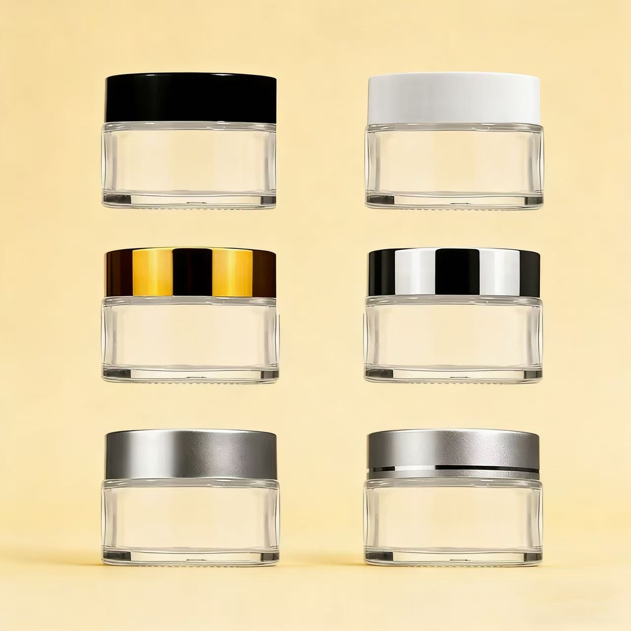 Botella de crema de pasta de arena transparente de 5 - 100g de gran capacidad, sellada con tapa de cinturón, botella de cosméticos dividida, botella de crema ocular de varias especificaciones image 3