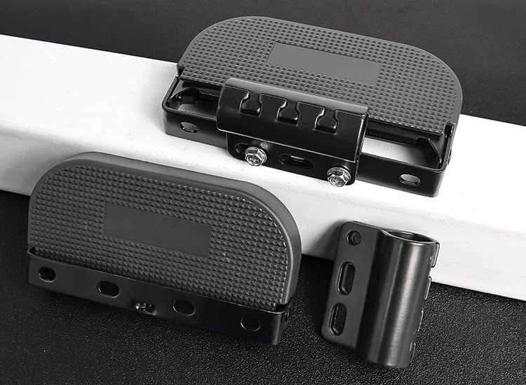 Electric Scooter Protective Bar with Added Folding Foot Pedals, Modified for Delivery Bikes, Enlarged Footrests Suitable for Ninebot Black Knight Smart