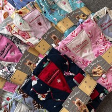 PJS磨毛睡衣2025年新花型全棉磨毛秋冬睡衣套装 长袖长裤家居服