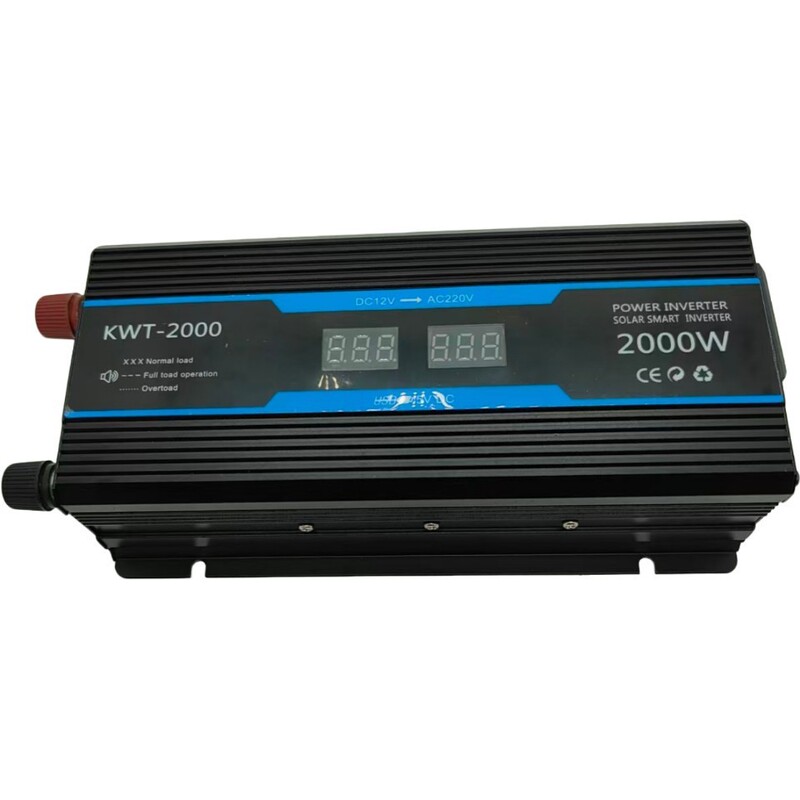 Intelligent Digital Display Car Inverter 600W1200W2000W Modified Sine Wave Inverter Converter Intelligent Digital Display Car Inverter 600W1200W2000W Modified Sine Wave Inverter Converter