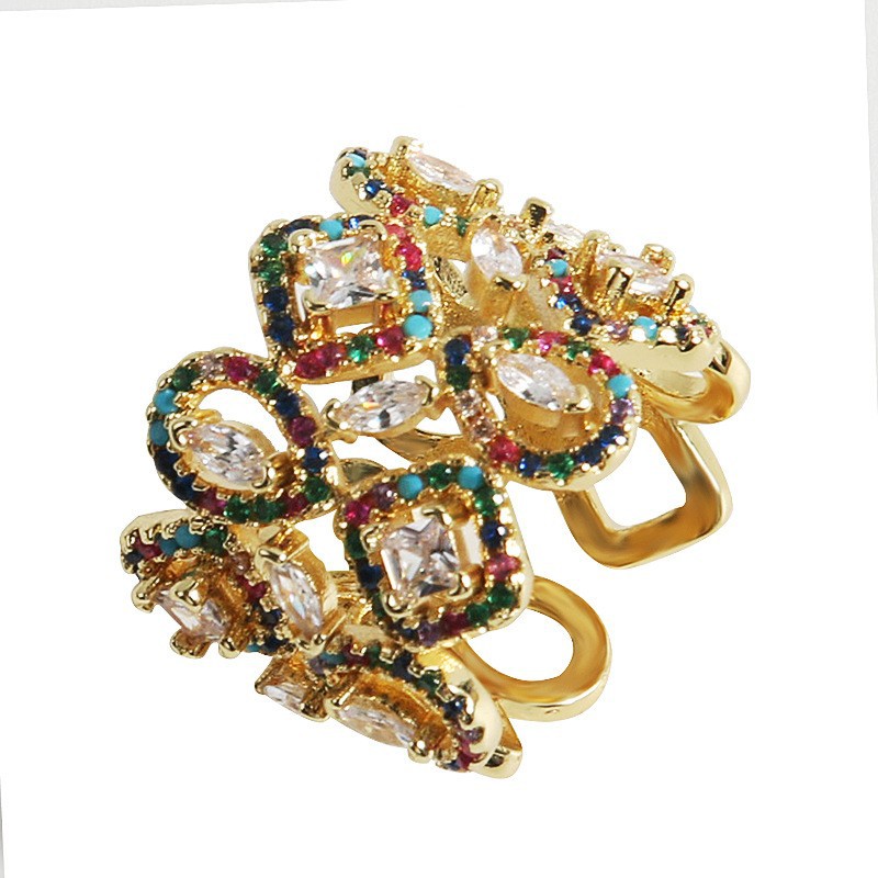 Fashion Copper Crown Artificial Gemstones Women'S display picture 4