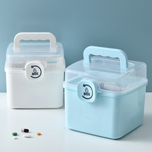 醫葯箱家庭裝家用便攜手提式葯物收納盒可愛兒童寶寶小醫療急救箱