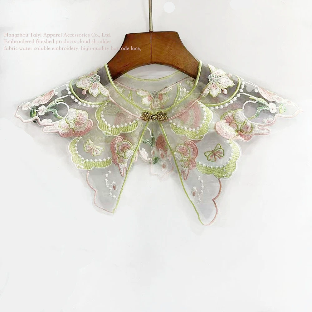 Китайский древний стиль Hanfu Cheongsam Аксессуары для вышивки Butterfly Egenum Flower Rose