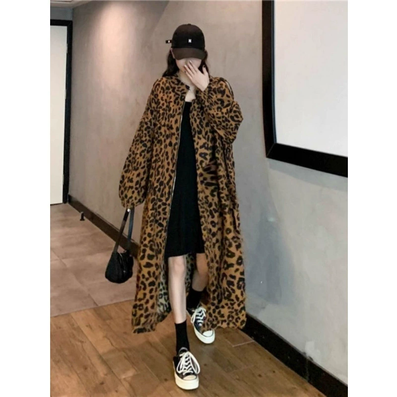 Демисезонное trench coat, длинная тонкая куртка на молнии, европейский стиль, плюс размер