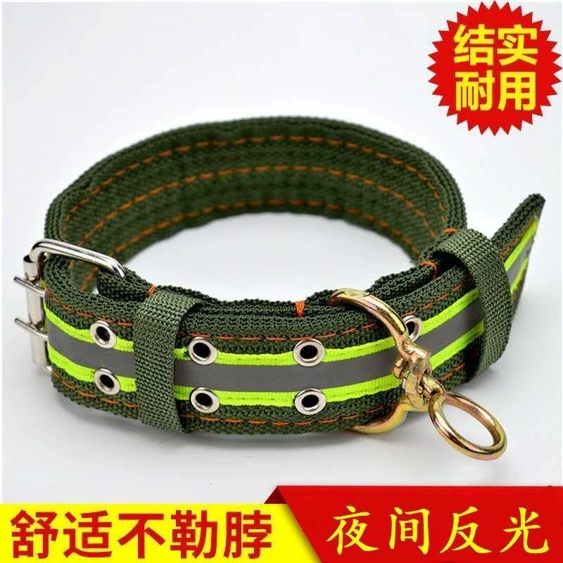 Светоотражающий ошейник для крупных собак, утолщенный и уширенный, подходит для золотистых ретриверов и немецких овчарок, светящийся ошейник.