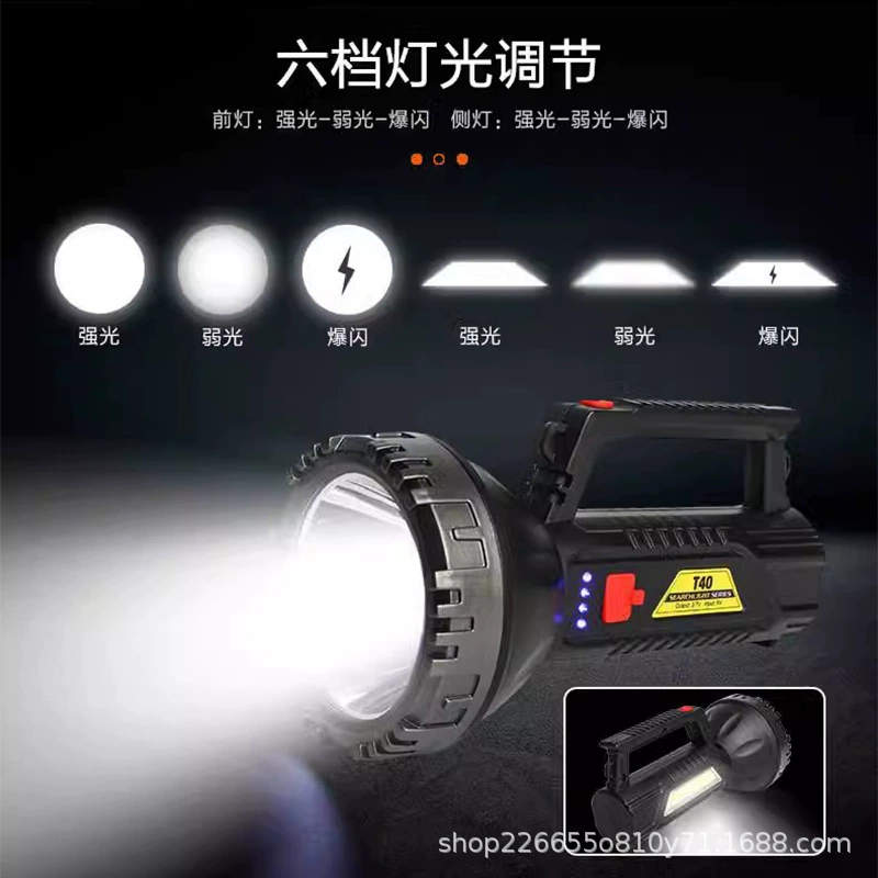 (Cross-border trading), universal LED handheld lights, travel spotlight, flashlight, high power