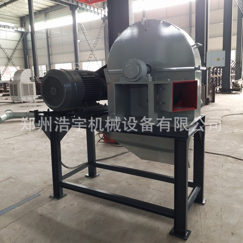 浩宇机械小型树枝切片机 木头切片机 木材打片机 净片机 油电两用