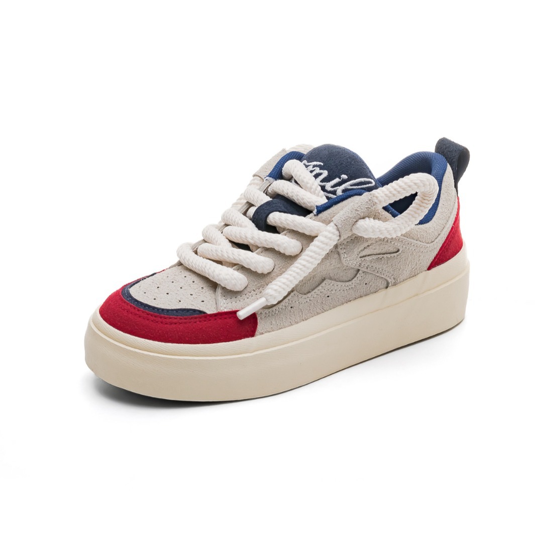 Yuanbo plataforma pan zapatos para mujeres 2023 verano nuevo casual zapatos nicho moda Zapatos americano retro transpirable estudiante zapatos image 7
