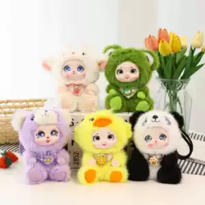 ตุ๊กตาพลาสติกยาง คอลเลกชันสัตว์น่ารัก ของประดับตุ๊กตาน่ารัก สุดน่ารัก ห้อยกุญแจลายการ์ตูน ตุ๊กตาพลาสติกยาง ตุ๊กตาผ้าพลัฌ