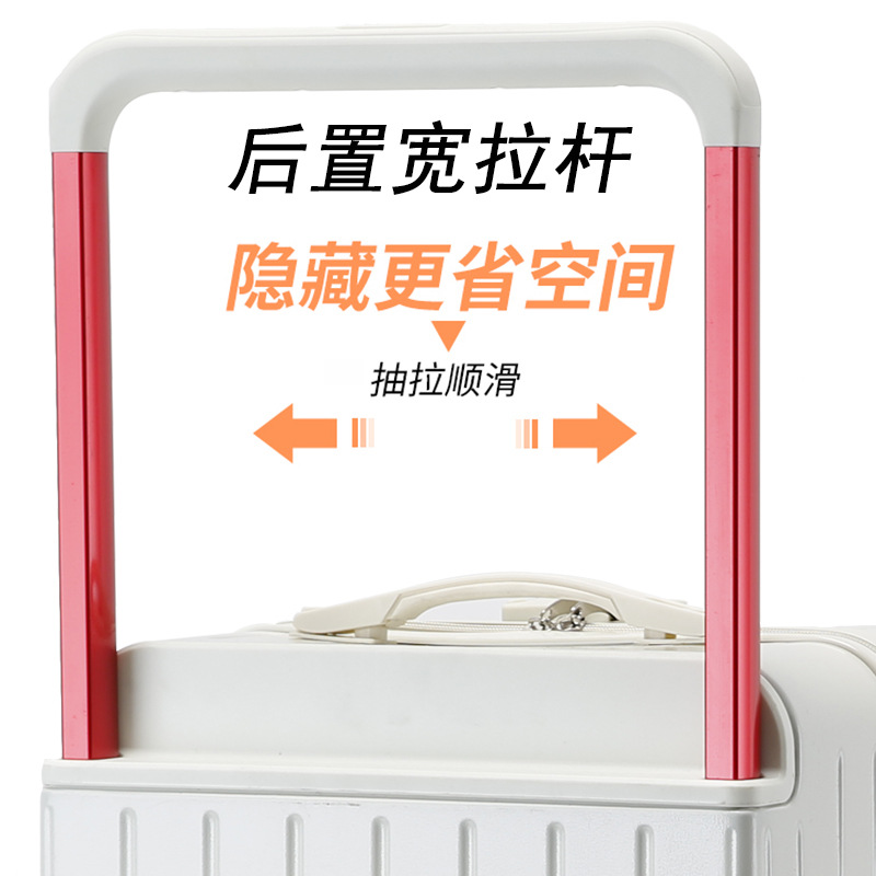 Equipaje maleta trolley ancha maleta trolley de 28 pulgadas carro trasero de doble cara almacén cerrado contraseña equipaje rueda universal