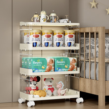 免安装可折叠厨房置物架家用多层收纳柜子客厅婴儿玩具储物架