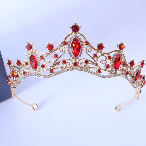 Cross-border Taobao bridal headband crown wedding accessories hair ornaments AliExpress hot-selling crown headband