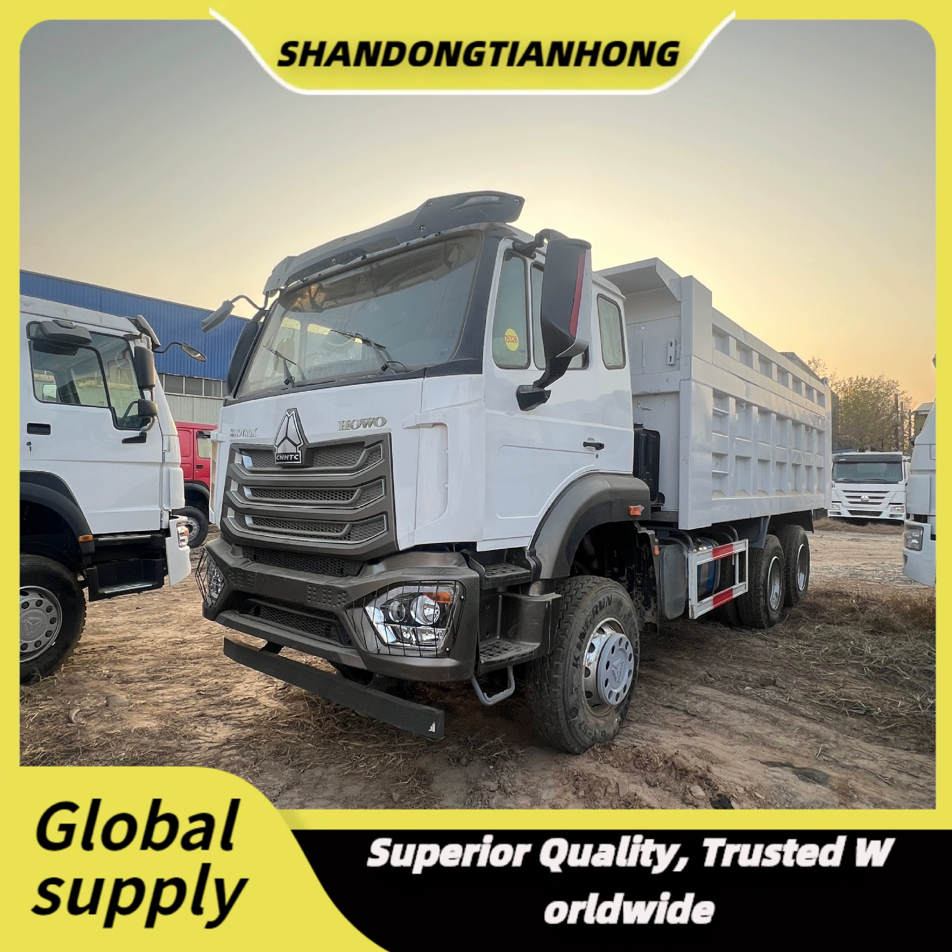 Производитель трансграничные прямые продажи экспорт Sinotruk HOWO Howo Shaanxi Automobile тяжёлый грузовой трактор самосвал инженерная перевозка полуприцеп