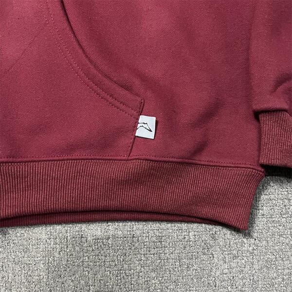 Solid color warm sweatshirt with zipper