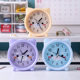 Children and girls cute cartoon bedroom alarm wake-up artifact desktop alarm clock junior high school students a generation of hair