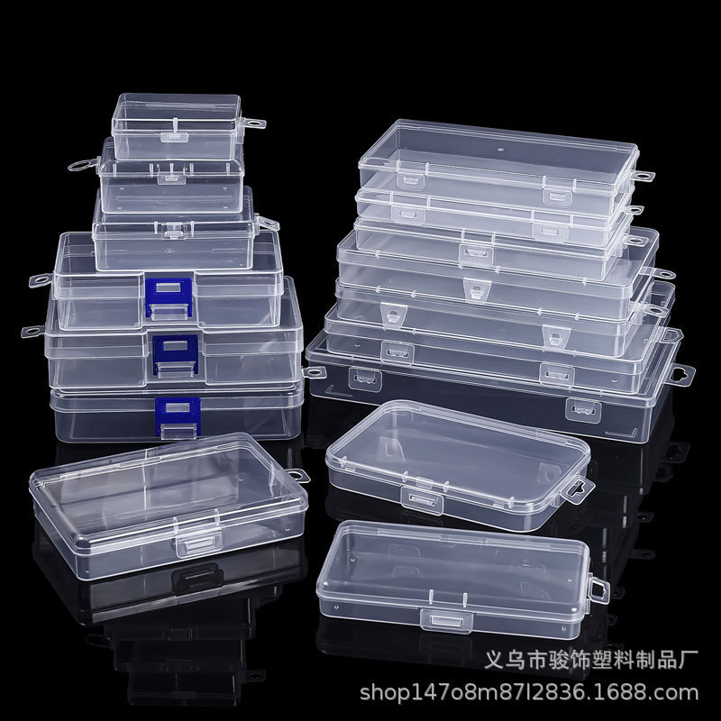 Transparent Rectangular Hook Card Plastic Box Flat Stationery Packaging Box Desktop Parts Hardware Fishing Gear Storage Box Transparent Rectangular Hook Card Plastic Box Flat Stationery Packaging Box Desktop Parts Hardware Fishing Gear Storage Box