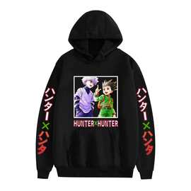 跨境全职猎人卡通日漫HUNTER x HUNTER连帽欧码卫衣男新品 hoodie