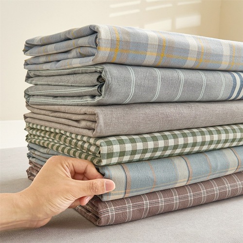 Class A yarn-dyed cotton fitted sheet pure cotton washed cotton 100 Xinjiang cotton Simmons fully surrounded mattress protector