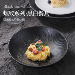 無地セラミックラウンドプレート、浅皿ステーキプレート、フロストライン洋食プレート、レストラン特製パスタプレート、デザートボウル