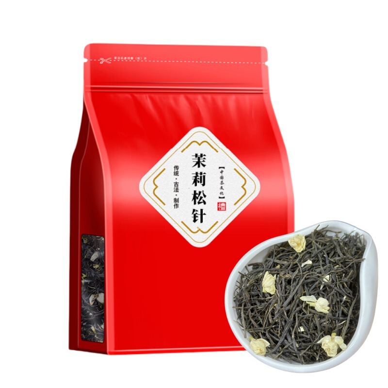 2026 Green Tea Jasmine Tea Jasmine Pine Needle Black Beauty Tea Daily Tea for Personal Consumption, Refreshing and Light, Reduces Internal Heat