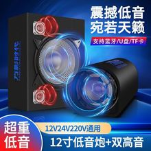 12寸车载低音炮12v24v220v家用重低音炮手机蓝牙音响汽车电脑音箱