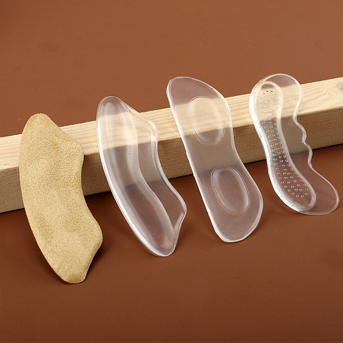 Self-adhesive non-residual glue will restore stickiness after washing. Large non-heel shoes with transparent silicone anti-wear heel stickers.