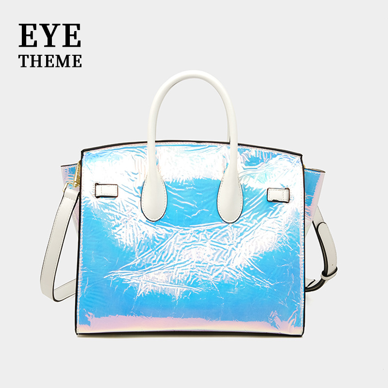 Impresión portátil de gran capacidad de dibujos animados lindos bolsos de moda europeos y americanos clásicos de la cerradura de metal 2815 #