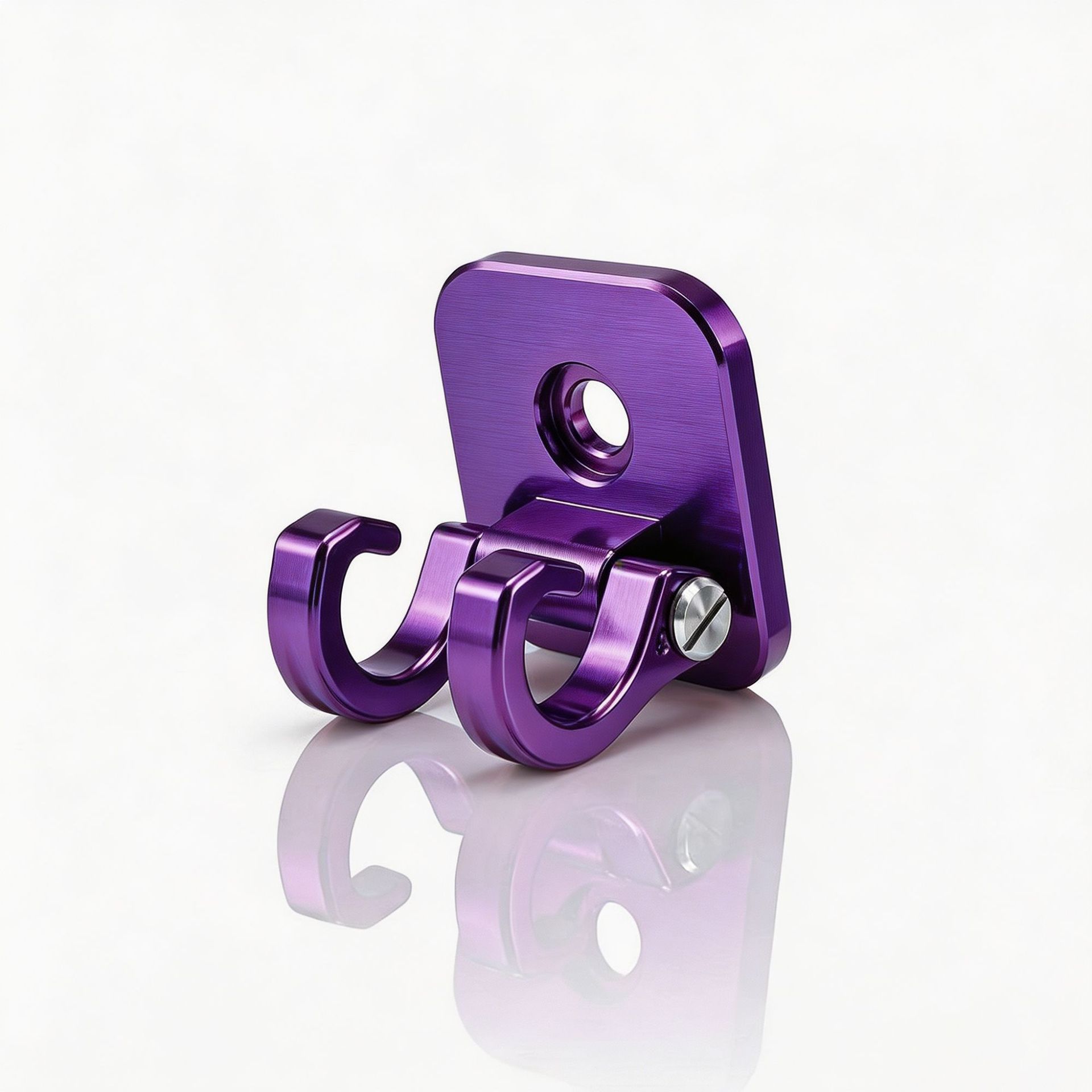 Motorcycle modification accessories, foldable storage rack for Honda and Vespa, double hook, made of CNC aluminum alloy, available in multiple colors