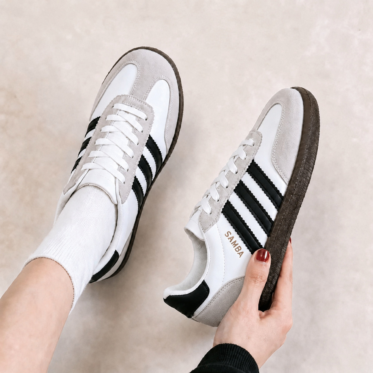 New Style Student Retro Casual Women's Shoes, Summer Breathable Thin White Shoes, Soft-Soled German Shoes, Classic Versatile Sneakers