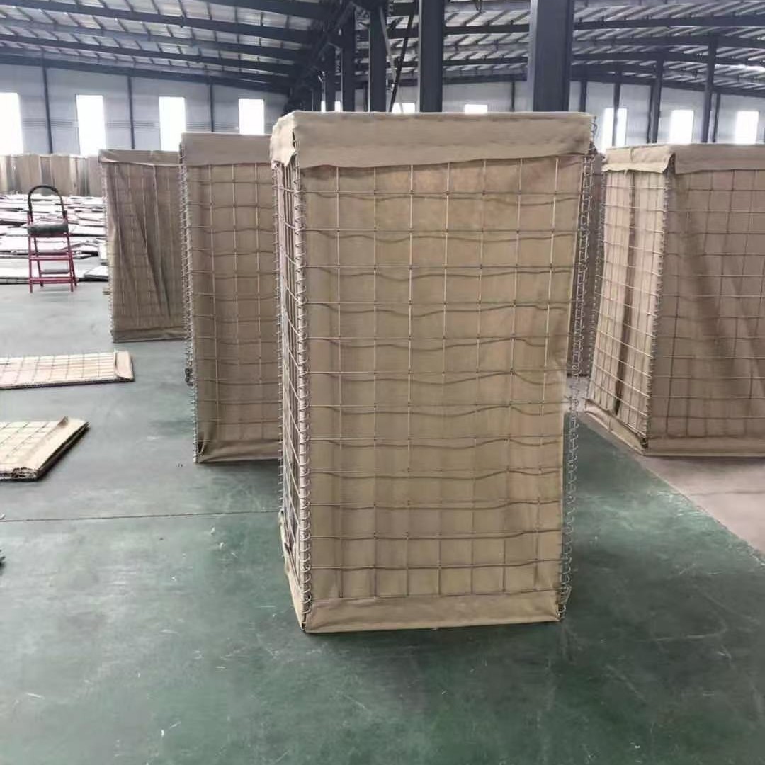 防爆笼锁扣沙袋外贸出口军事防爆笼防爆墙防汛防护墙军事掩体厂家
