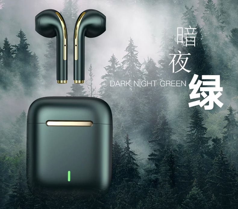 J18 auriculares Bluetooth inalámbrico auriculares Bluetooth reducción de ruido modelo privado TW en la oreja auriculares deportes auriculares inalámbricos Bluetooth