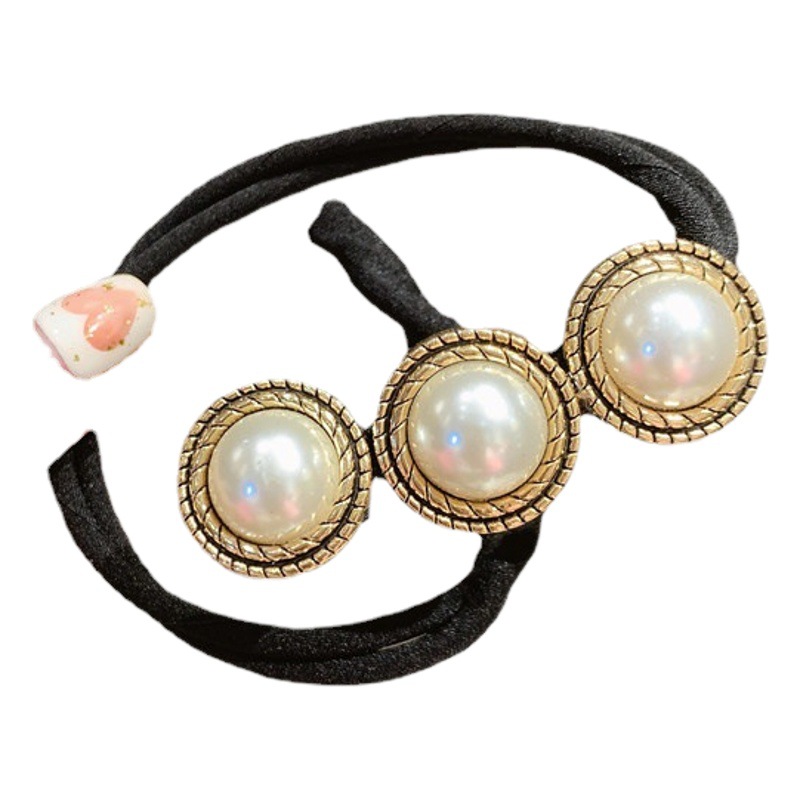 Super Fairy Pearl Platillo de pelo Shell Flower Cabeza de bola esponjosa Estilo de cabeza de capullo de flor coreana Cabeza perezosa femenina